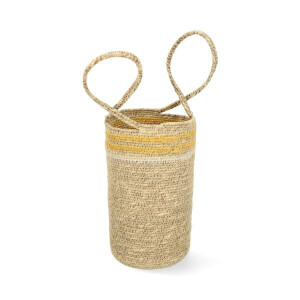 Flessenhouder, zeegras, Ø11,5 cm x 21 cm