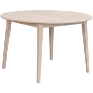 Filippa uitschuifbare eettafel whitewash - Ø120 cm