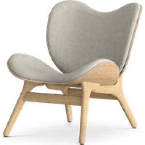 A Conversation Piece naturel houten fauteuil White Sands