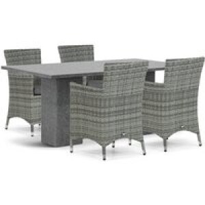 Domani Miami/Graniet 180 cm dining tuinset 5-delig