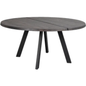 Fred houten eettafel donkerbruin - Ø 160 cm