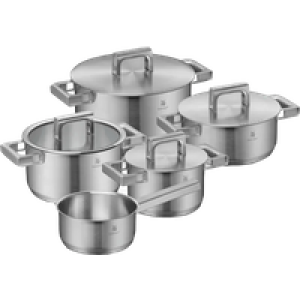 WMF Ultimate Cool Pannenset 5-delig + glazen deksel