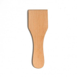 Spateltje, gourmetspatel, beukenhout, 13 cm