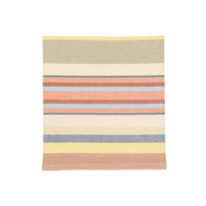 Theedoek, bio-katoen, meerkleurig, gestreept, 50 x 70 cm
