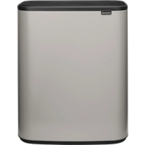 Brabantia Bo Touch Bin Prullenbak 60 Liter Soft Grey
