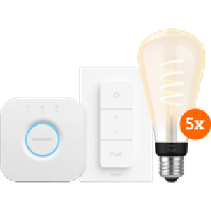 Philips Hue Filament White Ambiance Edison XL 5-Pack Startpakket