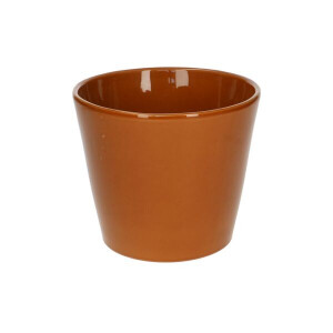 Bloempot, aardewerk, terracotta kleur, Ø15,5 cm