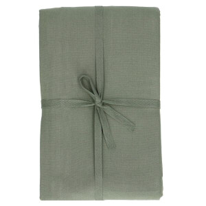 Tafelkleed, GOTS bio-katoen, tijmgroen, 145 x 250 cm