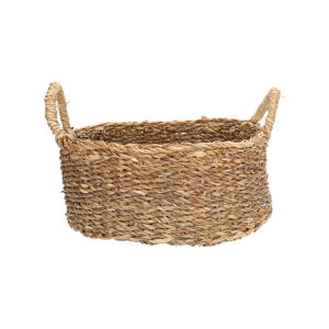 Mand, zeegras, rond