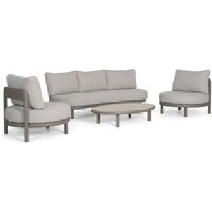 Santika Wave stoel-bank loungeset 4-delig