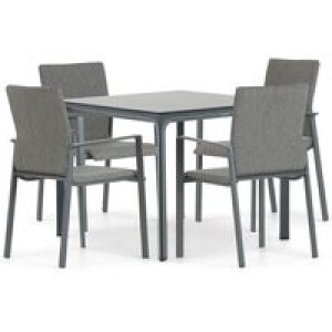 Lifestyle Rome/Cesar 90 cm dining tuinset 5-delig