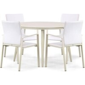 Lifestyle Rome/Vienna 120 cm dining tuinset 5-delig