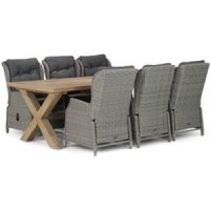 Garden Collections Edingburgh/Oregon 240 cm dining tuinset 7-delig