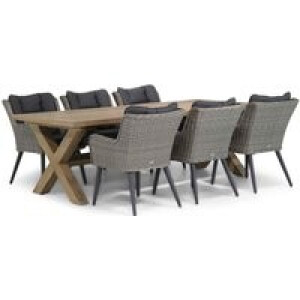 Garden Collections Boston/Oregon 240 cm dining tuinset 7-delig