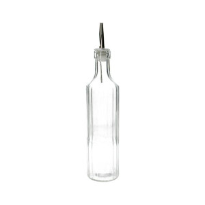 Oliefles, geribbeld glas, 500 ml