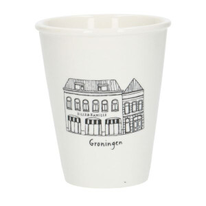 Gevel mok, Groningen, porselein, 200 ml