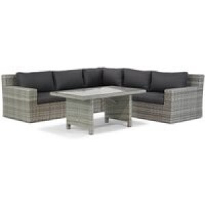 Garden Collections Amico/Napoli 145 cm dining loungeset 4-delig