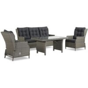 Garden Collections New Castle dining loungeset 4-delig
