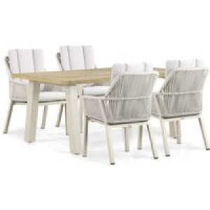 Lifestyle Verona/Glasgow 180 cm dining tuinset 5-delig