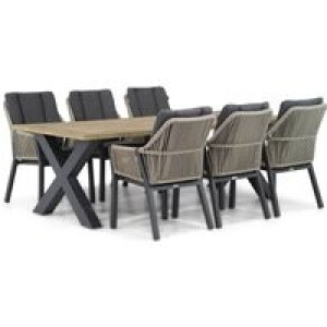 Lifestyle Verona/Cardiff 240 cm dining tuinset 7-delig