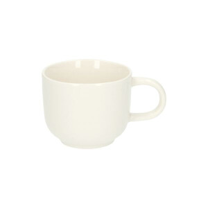 Espressomok, organisch, porselein, wit, Ø 7,7 cm
