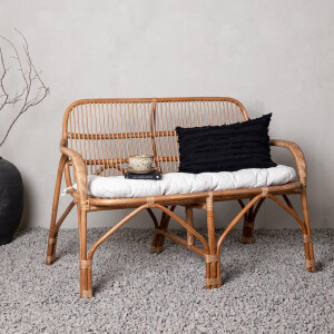 Nohr 2-zits Tuinbank 'Albany' Rotan, kleur Naturel