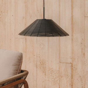 Kave Home Lampenkap 'Saranella' Rotan, 50cm