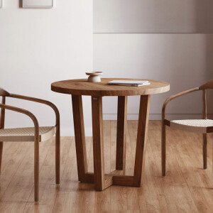 Kave Home Ronde Bistrotafel 'Nahla' Acaciahout, 90cm