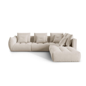 Hoekbank Bloom rechts 4-zits velvet | Micadoni