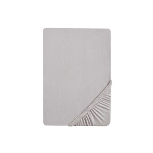 Biberna Jersey hoeslaken (Grijs, 180-200 x 200 cm)