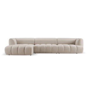 5-zits hoekbank Harry links velvet | Micadoni