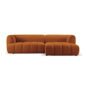 4-zits hoekbank Harry rechts velvet | Micadoni