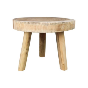 Ronde Bijzettafel Boomschijf | HSM Collection