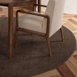 Vloerkleed Croom Rond - Bruin Xcm - Wol - Dekbed-Discounter.nl