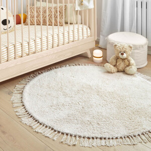 Kave Home Vloerkleed 'Orwen' 100cm, kleur Beige