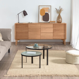 Kave Home Vloerkleed 'Siria' 160 x 230cm, kleur Beige