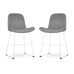 Set van 2 barstoelen Nino-Fé velvet | Nolon