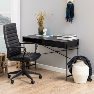 Bendt Bureau 'Mick' 110 x 50cm, kleur Zwart