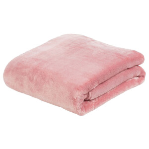 Gözze Premium Cashmere-Feeling deken (Roze, 220 x 240 cm)
