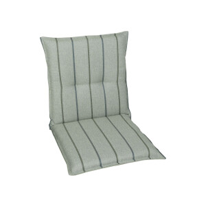 GO-DE Textil Tuinkussen (Stoelkussens voor stoelen met een lage rugleuning, Taupe)