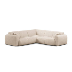 Symmetrische hoekbank Molino bouclé | Micadoni Home