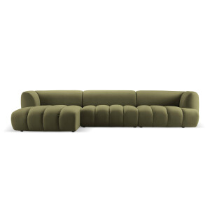 5-zits hoekbank Harry links velvet | Micadoni