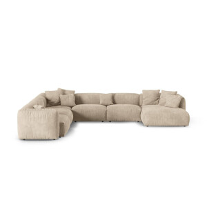 Modulaire hoekbank Martina links velvet | Micadoni Home