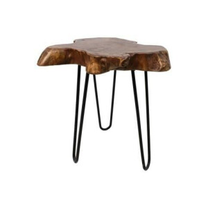 Bijzettafel Bark teakhout | HSM Collection