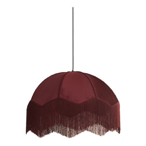 Light & Living Hanglamp 'Malacia' Velvet, 50cm, kleur Bordeaux