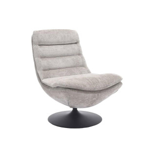 Tower Living Draaifauteuil 'Marano' Chenille, kleur Ice Grey