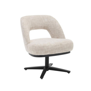 Tower Living Draaifauteuil 'Caldes' kleur Off White