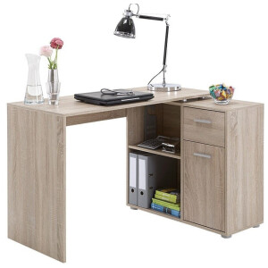 Hoekbureau Albert 117 cm breed in eiken