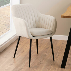 Bendt Eetkamerstoel 'Albin' Stof, kleur Zand