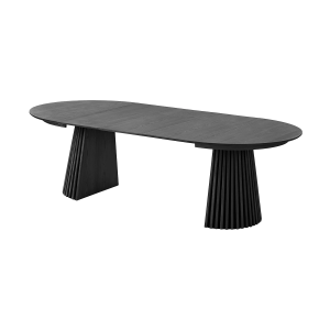 Alko uitschuifbare houten eettafel zwart - Ø 120 tot 240 cm